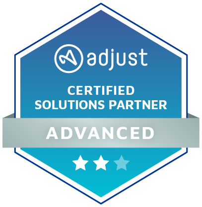 Adjust certified solutions partner badge