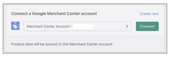 Google Merchant Center Konto verbinden